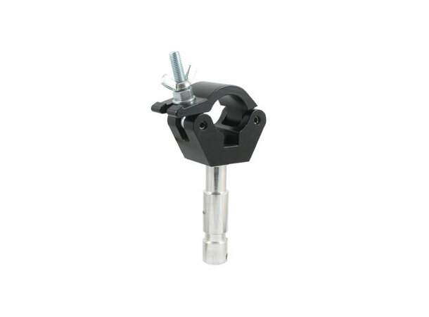 Doughty Big Ben Clamp m/spigot Sort 28mm spigot, Sort Clamp 
